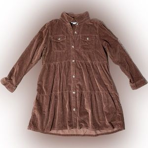 Brown American Eagle Corduroy Dress